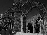 Digital Image (Monochrome) 2nd Church Ruin by Lynn Owen